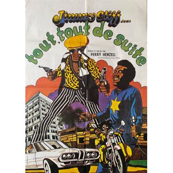 THE HARDER THEY COME Movie Poster- 32x47 in. - 1972 - Perry Henzell, Jimmy Cliff