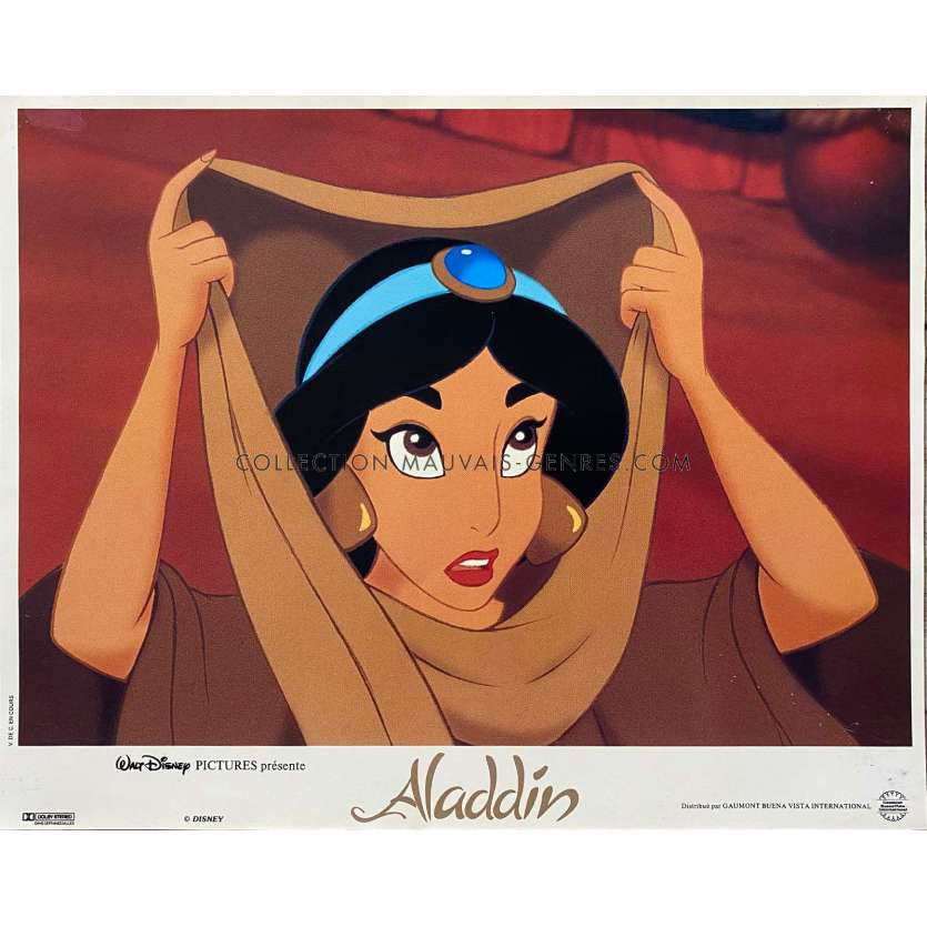 ALADDIN Lobby Card N04 - 10x12 in. - 1992 - Walt Disney, Robin Williams