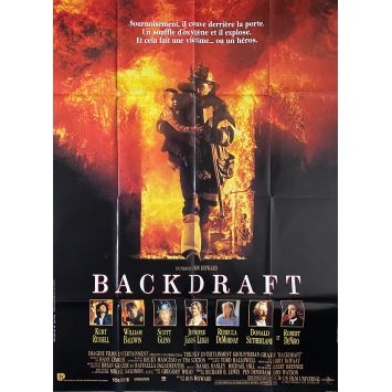 BACKDRAFT affiche de film- 120x160 cm. - 1991 - Kurt Russel, Ron Howard