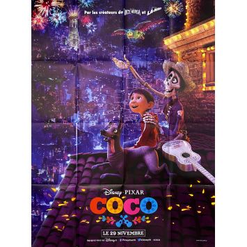 COCO affiche de film- 120x160 cm. - 2017 - Anthony Gonzales, Pixar