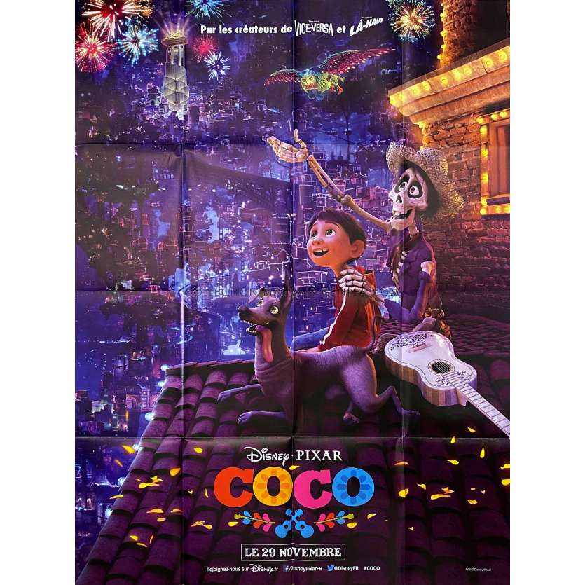 COCO affiche de film- 120x160 cm. - 2017 - Anthony Gonzales, Pixar