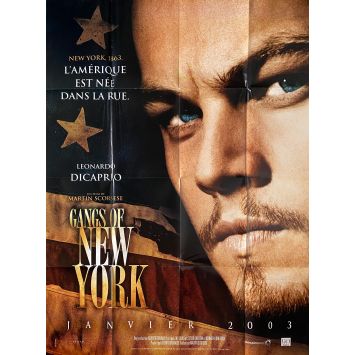 GANGS OF NEW YORK Movie Poster Style DiCaprio. - 47x63 in. - 2002 - Martin Scorsese, Leonardo DiCaprio, Daniel Day-Lewis