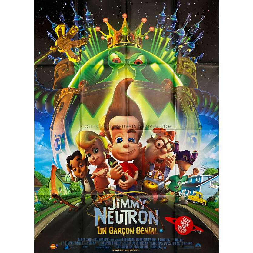 JIMMY NEUTRON affiche de film- 120x160 cm. - 2001 - 0, John A. Davis