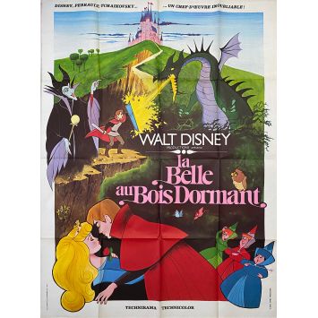 LA BELLE AU BOIS DORMANT affiche de film- 120x160 cm. - 1959/R1970 - Mary Costa, Walt Disney