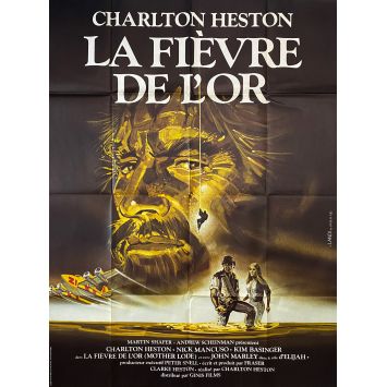MOTHER LODE Movie Poster- 47x63 in. - 1982 - Charlton Heston, Kim Basinger