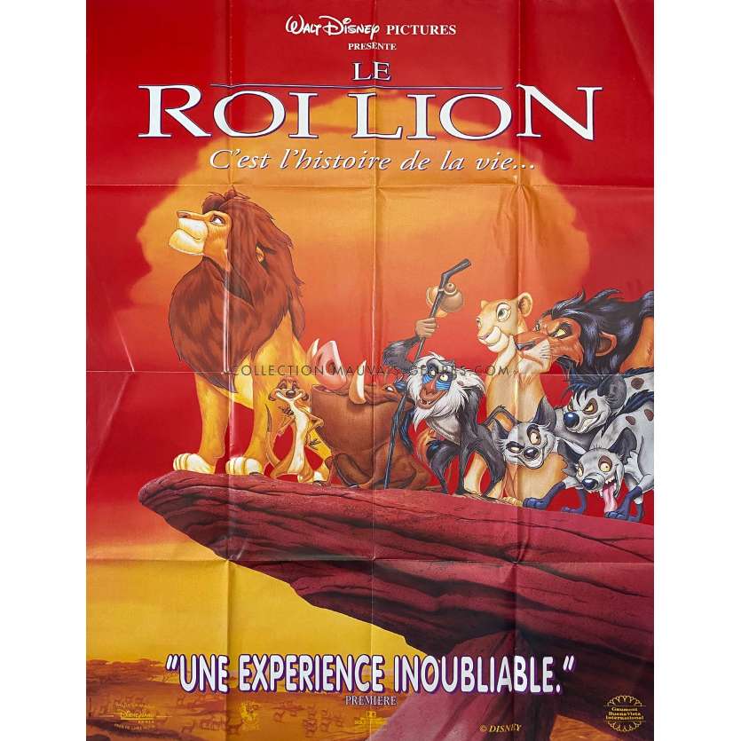 THE LION KING Movie Poster Style tagline. - 47x63 in. - 1994 - Walt Disney, Matthew Broderick