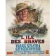 L'ILE DES BRAVES affiche de film- 120x160 cm. - 1965 - Tatsuya Mihashi, Frank Sinatra