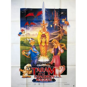 THE BLACK CAULDRON Movie Poster Adv. - 47x63 in. - 1985 - Walt Disney, Freddie Jones