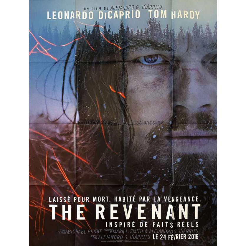 THE REVENANT Movie Poster- 47x63 in. - 2016 - Alejandro González Iñárritu, Leonardo DiCaprio
