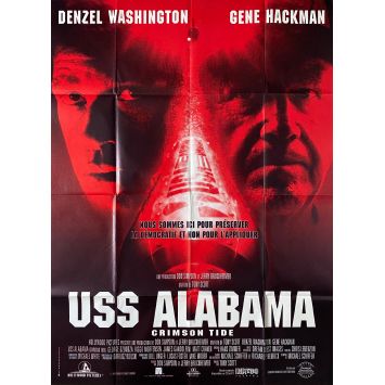 CRIMSON TIDE Movie Poster- 47x63 in. - 1995 - Tony Scott, Denzel Washington