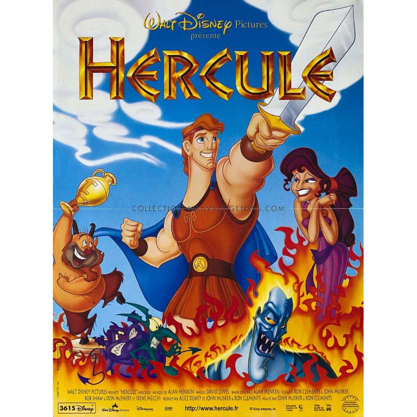 HERCULES Movie Poster- 15x21 in. - 1983 - Luigi Cozzi, Lou Ferrigno