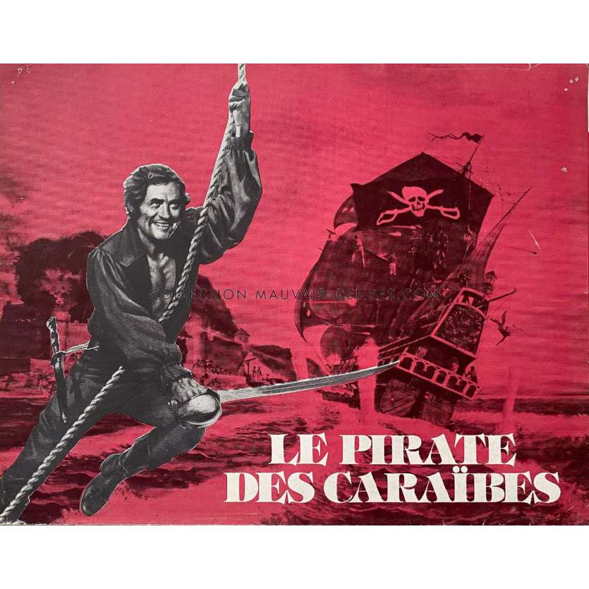 LE PIRATE DES CARAIBES (1976) synopsis 4 pages. - 24x30 cm. - 1976 - James Goldstone, Robert Shaw