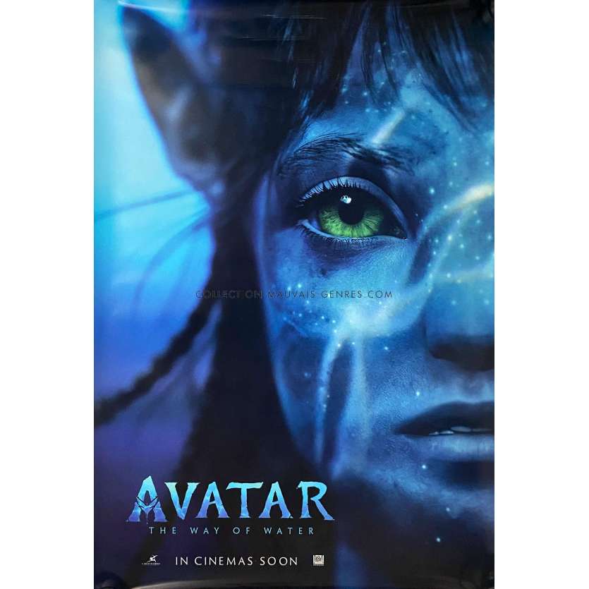 AVATAR THE WAY OF WATER Movie Poster Adv. Intl. - 27x40 in. - 2022 - James Cameron, Kate Winslet