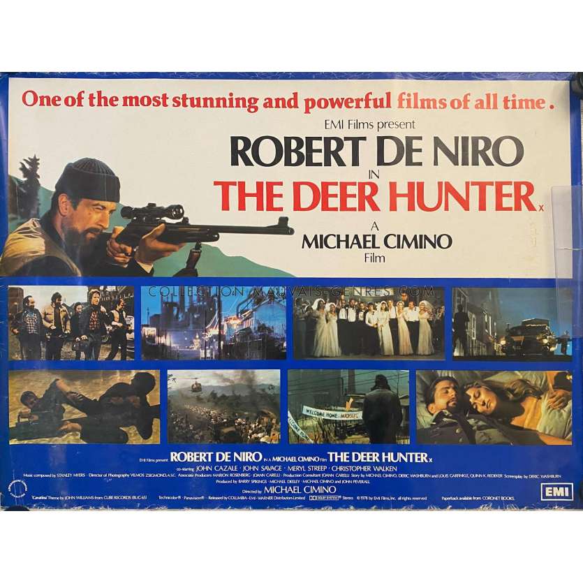 THE DEER HUNTER Movie Poster- 30x40 in. - 1978 - Michael Cimino, Robert de Niro