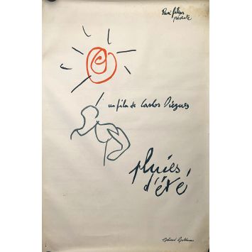 PLUIE D'ETE affiche de film- 80x120 cm. - 1978 - Jofre Soares, Carlos Diegues
