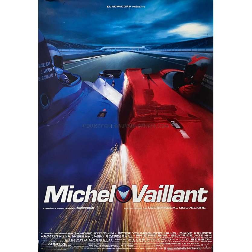 MICHEL VAILLANT affiche de film- 80x120 cm. - 2003 - Sagamore Stévenin, Diane Kruger , Louis-Pascal Couvelaire