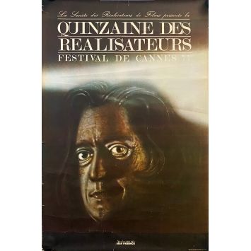 QUINZAINE DES REALISATEURS DE CANNES affiche de film- 80x120 cm. - 1977 - 0, 0