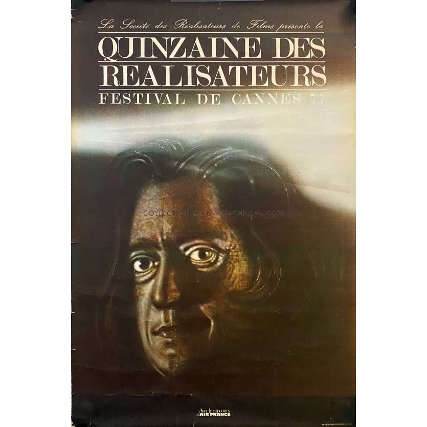 QUINZAINE DES REALISATEURS DE CANNES affiche de film- 80x120 cm. - 1977 - 0, 0