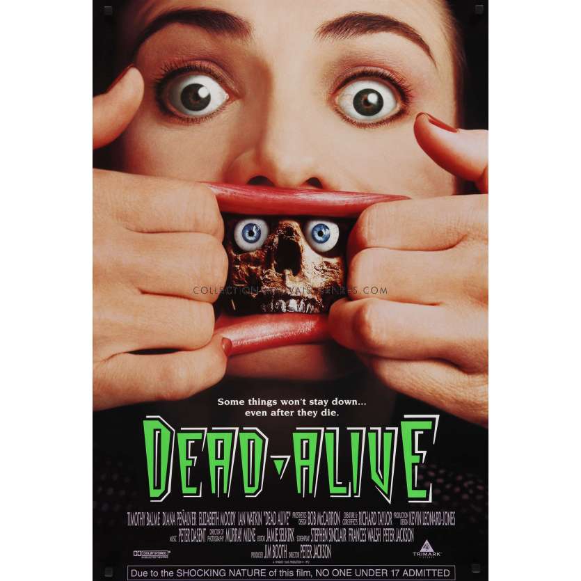 DEAD ALIVE Movie Poster- 27x40 in. - 1992 - Peter Jackson, Timothy Balme