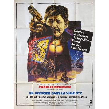 UN JUSTICIER DANS LA VILLE 2 Affiche de film120x160 cm - 1982 - Charles Bronson, Michael Winner