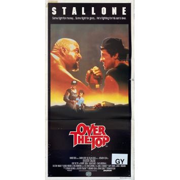 OVER THE TOP Movie Poster- 13x30 in. - 1987 - Menahem Golan, Sylvester Stallone