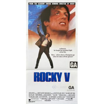 ROCKY 5 Affiche de film- 33x78 cm. - 1990 - Sylvester Stallone, John G. Avildsen