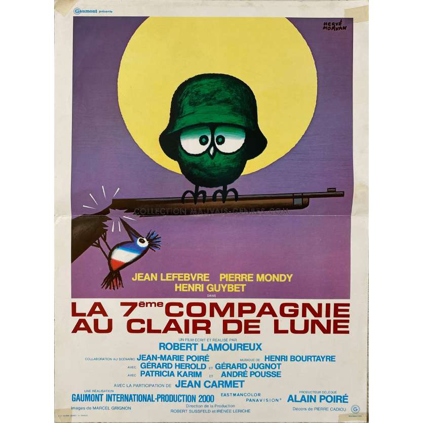 THE SEVENTH COMPANY OUTDOOR Movie Poster- 15x21 in. - 1977 - Robert Lamoureux, Jean Lefebvre