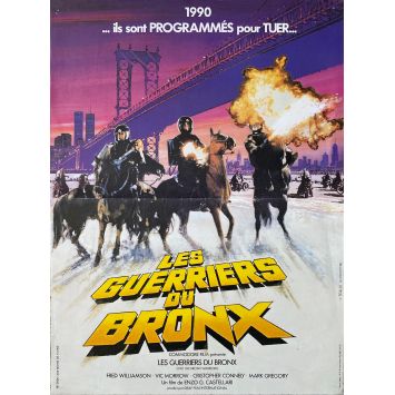 1990: THE BRONX WARRIORS Movie Poster- 15x21 in. - 1982 - Enzo G. Castellari, Mark Gregory