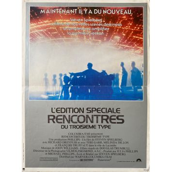 RENCONTRES DU TROISIEME TYPE - ED. SPECIALE affiche de film- 40x54 cm. - 1980 - Richard Dreyfuss, Steven Spielberg