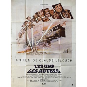 LES UNS ET LES AUTRES affiche de film- 120x160 cm. - 1981 - Robert Hossein, Claude Lelouch