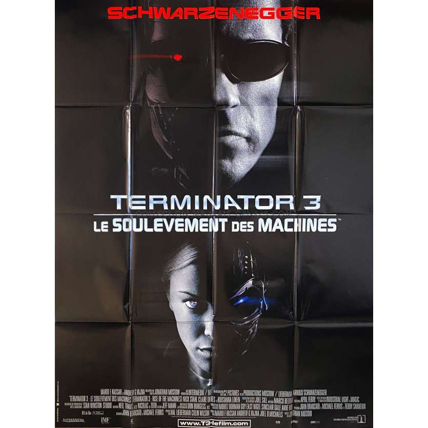 TERMINATOR 3 Movie Poster- 47x63 in. - 2003 - Jonathan Mostow, Arnold Schwarzenegger