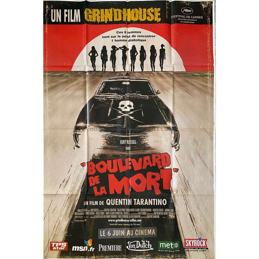 DEATH PROOF Movie Poster- 47x69 in. - 2007 - Quentin Tarantino, Kurt Russell