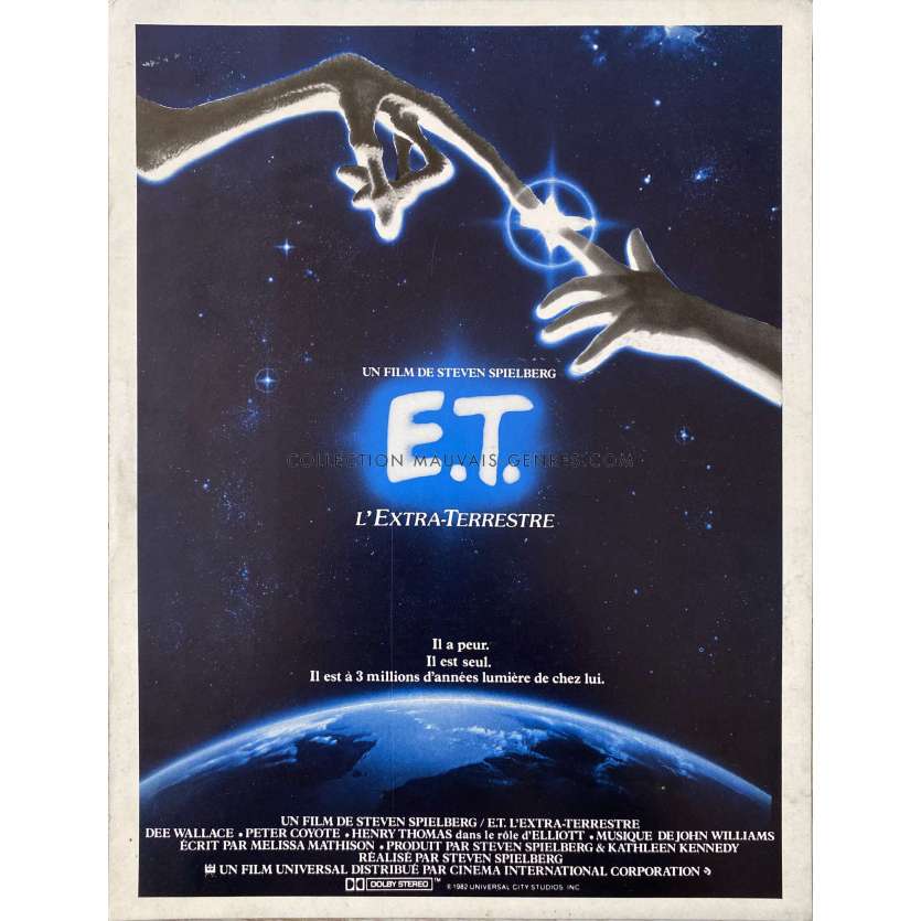 E.T. L'EXTRA-TERRESTRE Synopsis- 18x24 cm. - 1982 - Dee Wallace, Steven Spielberg