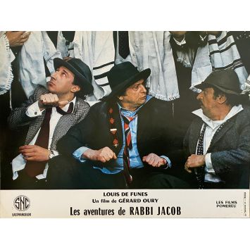 THE MAD ADVENTURES OF RABBI JACOB Lobby Card N06 - Set B - 9x12 in. - 1973 - Gérard Oury, Louis de Funès