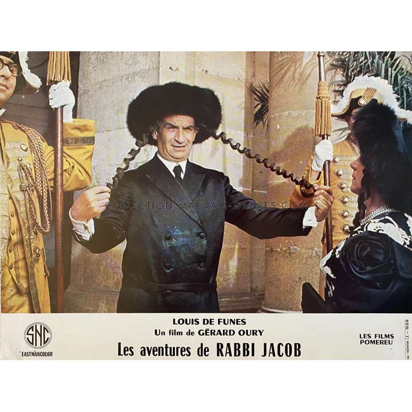 THE MAD ADVENTURES OF RABBI JACOB Lobby Card N09 - Set B - 9x12 in. - 1973 - Gérard Oury, Louis de Funès