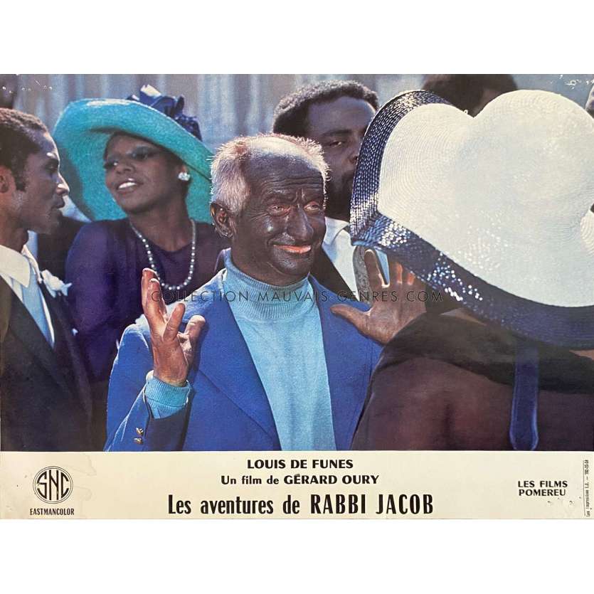 THE MAD ADVENTURES OF RABBI JACOB Lobby Card N10 - Set B - 9x12 in. - 1973 - Gérard Oury, Louis de Funès