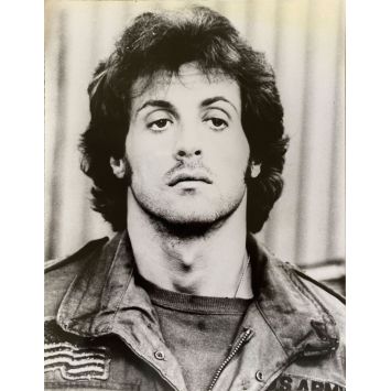 RAMBO Photo de presse N1 - 18x24 cm. - 1982 - Sylvester Stallone, Ted Kotcheff