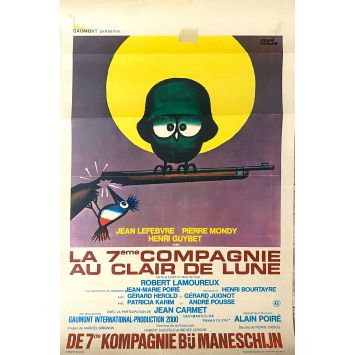 LA 7EME COMPAGNIE AU CLAIR DE LUNE affiche de film- 35x55 cm. - 1977 - Jean Lefebvre, Robert Lamoureux LA 7EME COMPAGNIE AU CLAIR DE LUNE affiche de film- 35x55 cm. - 1977 - Jean Lefebvre, Robert Lamoureux