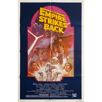 STAR WARS - L'EMPIRE CONTRE ATTAQUE Affiche de film Style NSS - 69x104 cm. - 1980/R1982 - Harrison Ford, George Lucas