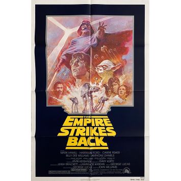 STAR WARS - L'EMPIRE CONTRE ATTAQUE Affiche de film Style NSS - 69x104 cm. - 1980/R1981 - Harrison Ford, George Lucas