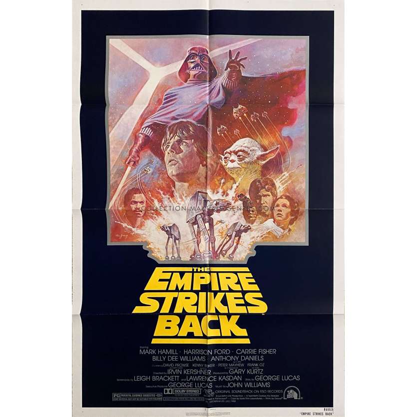 STAR WARS - EMPIRE STRIKES BACK Movie Poster NSS Style - 27x41 in. - 1980/R1981 - George Lucas, Harrison Ford