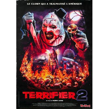 TERRIFIER 2 Movie Poster- 15x21 in. - 2022 - Damien Leone, David Howard Thornton