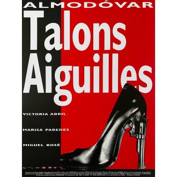 HIGH HEELS Movie Poster- 15x21 in. - 1991/R2020 - Pedro Almodovar, Victoria Abril, Marisa Paredes