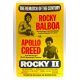 ROCKY 2 Affiche de film US entoilée Rematch, Box Office - 69x104 cm. - 1979 - Carl Weathers, Sylvester Stallone