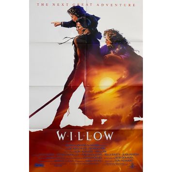 WILLOW Affiche de film Prev. - 69x104 cm. - 1988 - Val Kilmer, Ron Howard