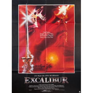 EXCALIBUR Movie Poster- 47x63 in. - 1981 - John Boorman, Nigel Terry, Helen Mirren