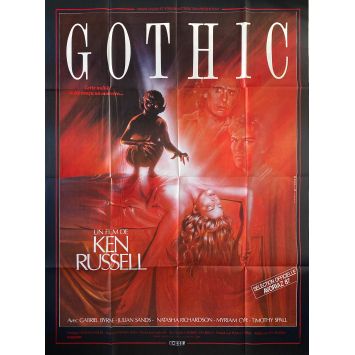 GOTHIC Movie Poster- 47x63 in. - 1986 - Ken Russel, Gabriel Byrne