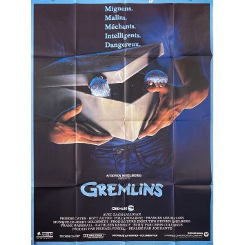 GREMLINS Movie Poster- 47x63 in. - 1984 - Joe Dante, Zach Galligan