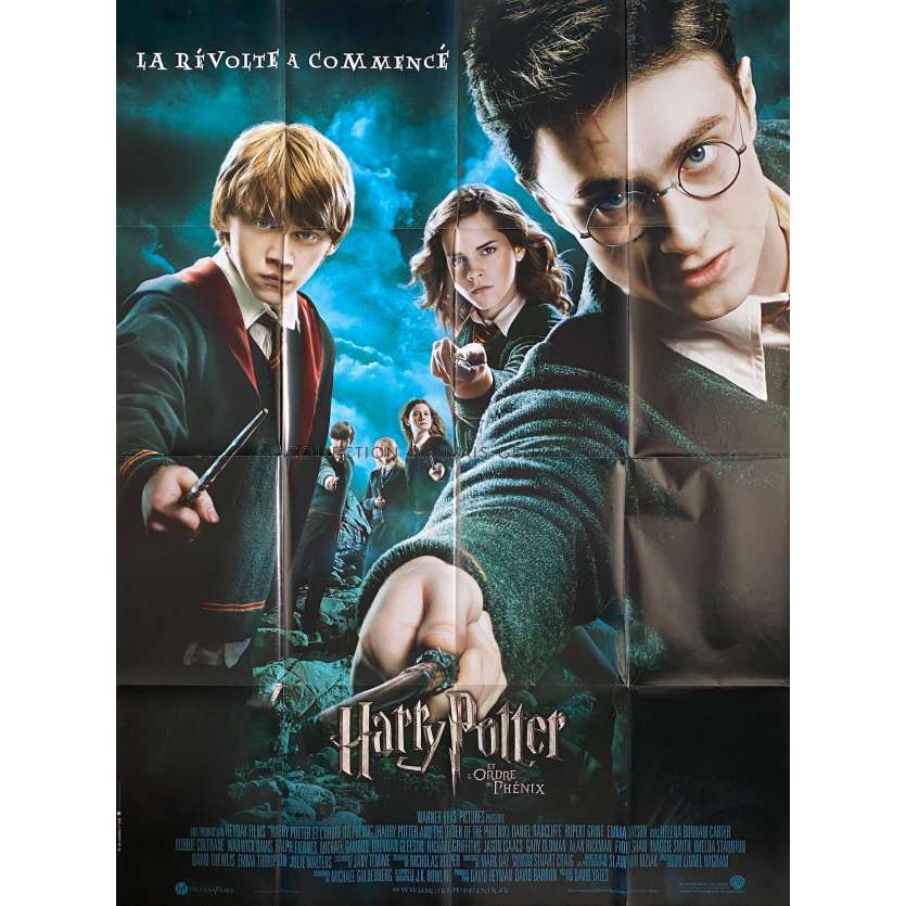 HARRY POTTER ET L'ORDRE DU PHENIX Affiche de film- 120x160 cm. - 2007 - Daniel Radcliffe, David Yates