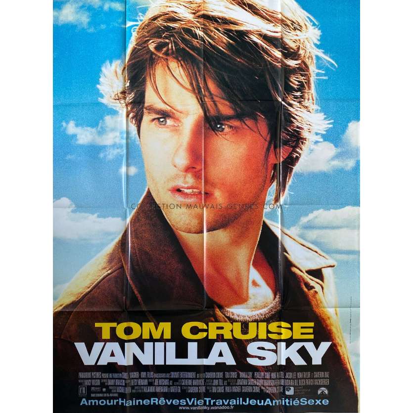 VANILLA SKY Affiche de film- 120x160 cm. - 2001 - Tom Cruise, Cameron Crowe